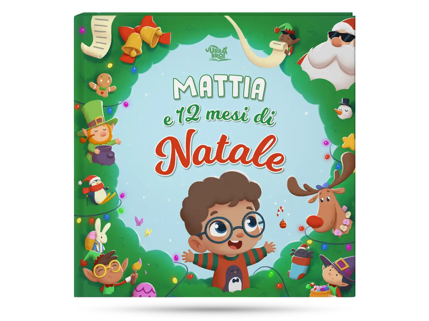 Babbo Natale Regalo Natale Bimbo Anno E Mezzo Libro Personalizzato - Main Image